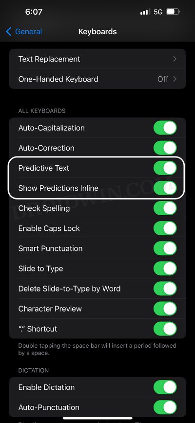 Cannot Disable Autocorrect on iOS 17
