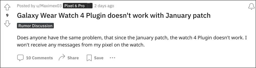 Приложение Galaxy Watch не работает с Pixel