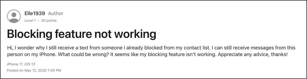 iOS 17 «Блокировать этого абонента» не работает