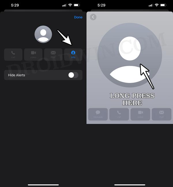 create new contact message iphone missing