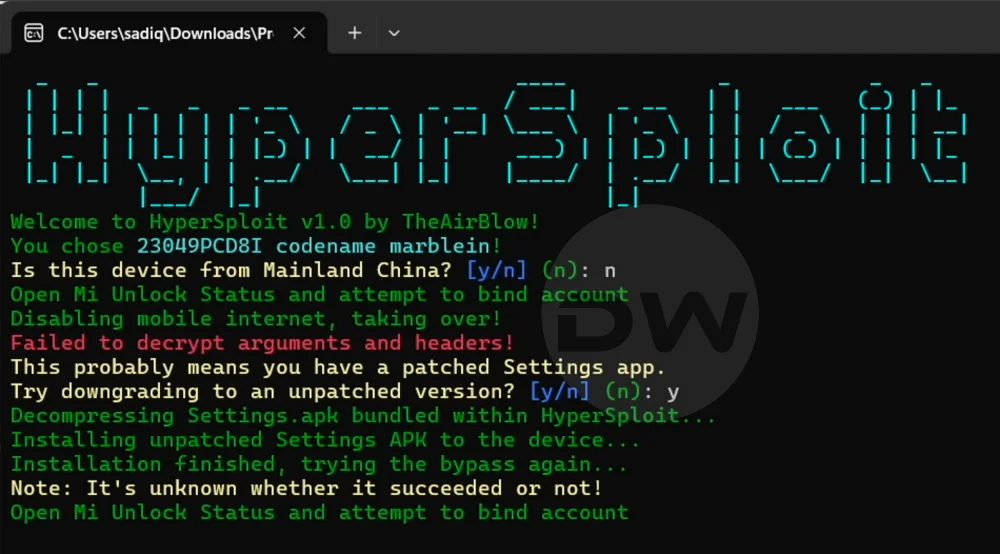 Bypass Xiaomi HyperOS Bootloader Unlock Requirement