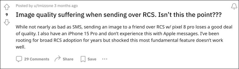 Google Messages RCS Compress Photo