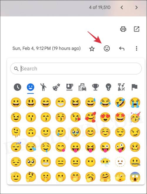 Remove Gmail Emoji Reactions