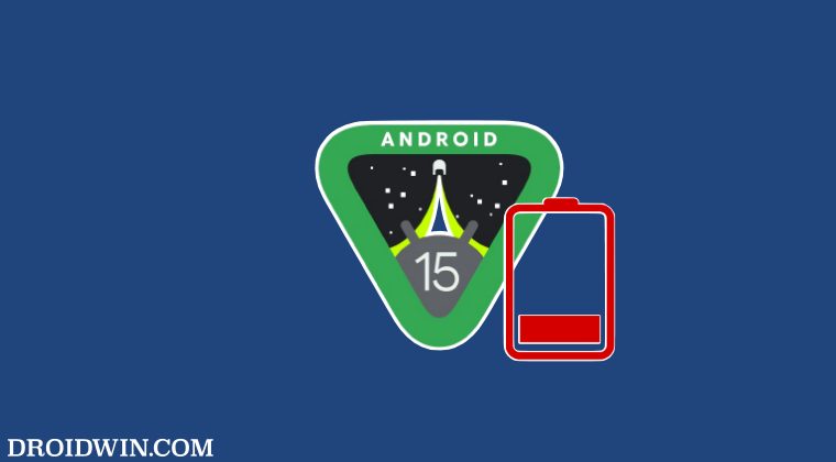 Android 15 разряжает батарею