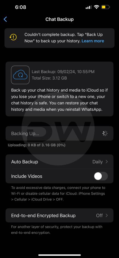 Deleting Contact delete WhatsApp Chat on iOS 17