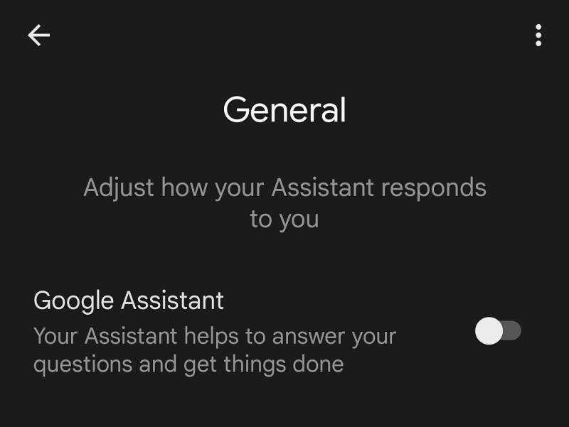 Turn off Google Assistant but use Circle To Search