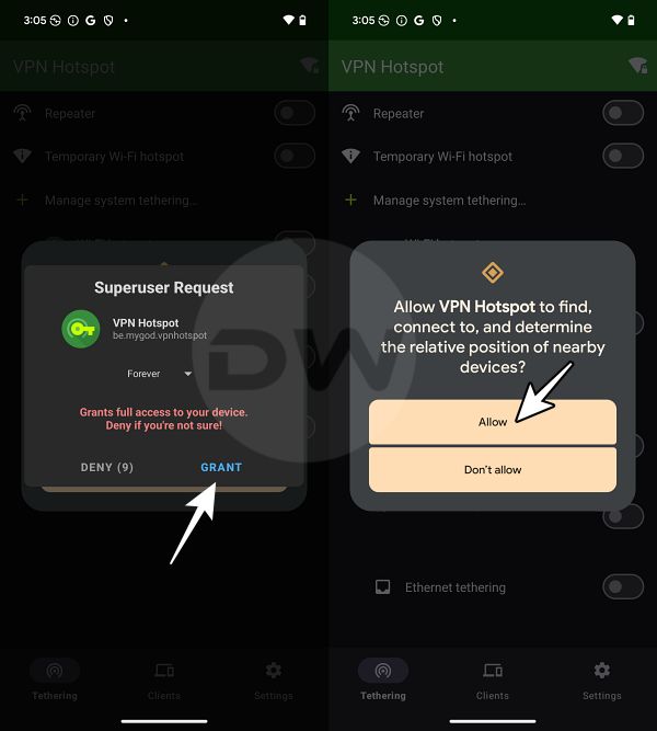 Bypass Hotspot Detection on Android
