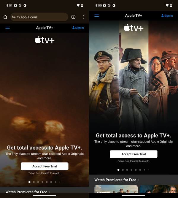 Install Apple TV App on Android