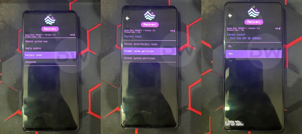 delete cache android