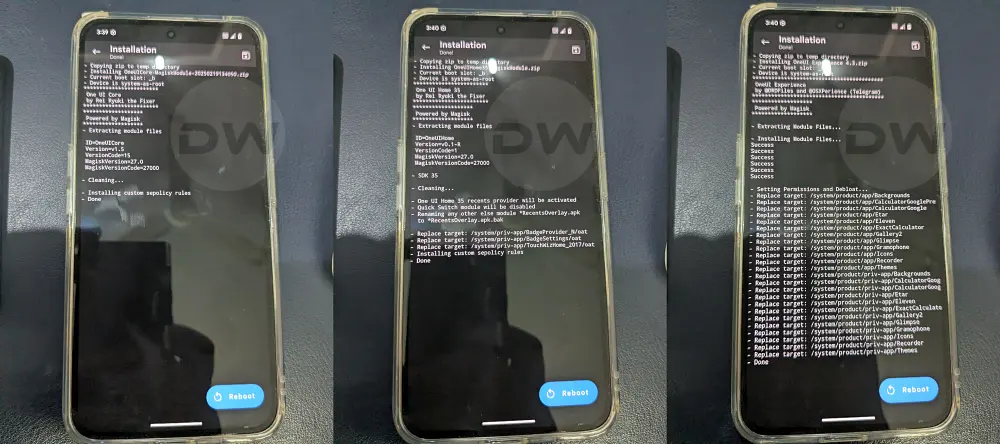 flash one ui 7 module port