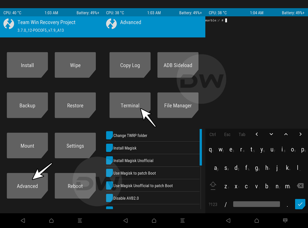 TWRP Recovery Galaxy A52s 5G