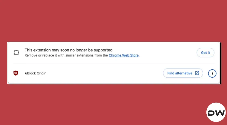 uBlock Origin Not Working in Chrome