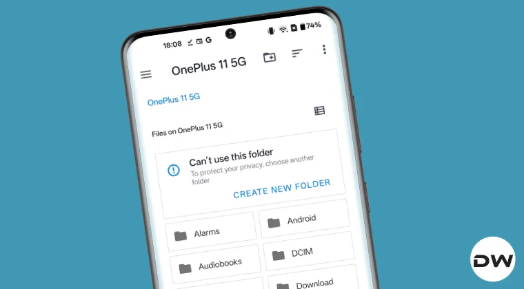 Use this folder greyed out: To protect your privacy, choose another folder [Fix]
