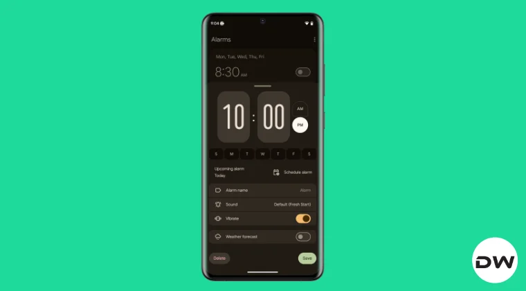 download install new google clock app