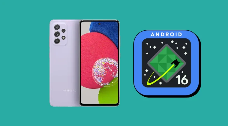 galaxy a52s 5g android 16 custom roms