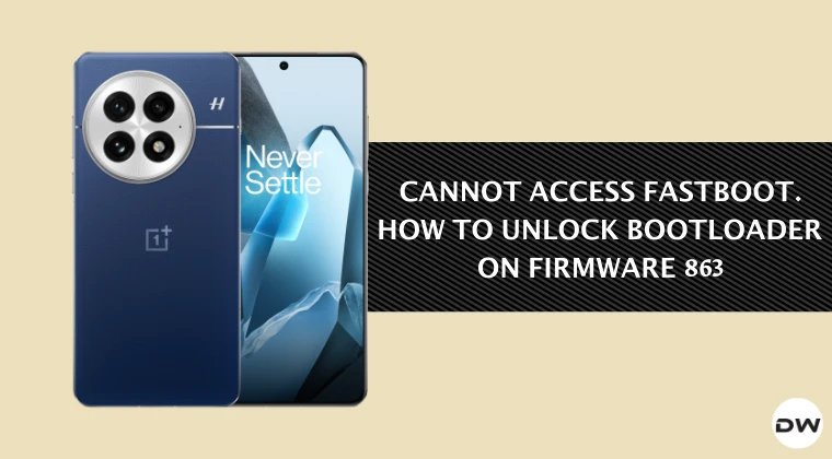 How to Unlock Bootloader on OnePlus Firmware 863