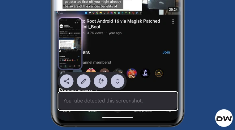 How to Turn off App Detected This Screenshot