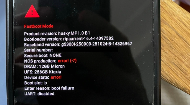 Fix Pixel NOS Production Error (-7) and Device State Error (-1)